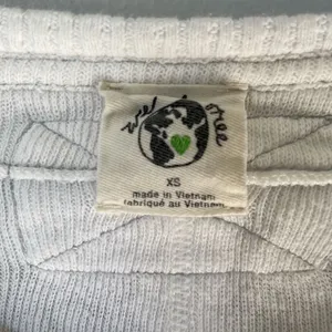 We The Free Oversized Relaxed Knit Ribbed Boho Blouse Top White Women's Size XS thumbnail 10