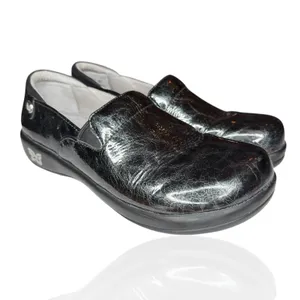 Alegria‎ Keli Pro Slip On Comfort Nursing Shoes Black Leather Clogs 40 US 9.5-10 thumbnail 2