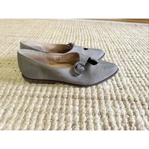 Nike Air Gray Leather Mary Jane Flats Buckle Shoes Women’s US 7 Made in Brazil thumbnail 6