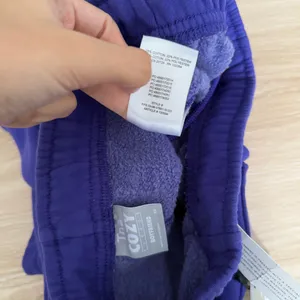 Aritzia TNA XS NEW Cozy Fleece Cargo Shorts Electric Purple Comfy Lounge thumbnail 5