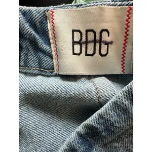 NWOT Urban Outfitter BDG Back Lace Up Light Wash Distressed Flare Jeans 31 thumbnail 6