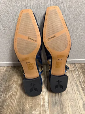 NWOB J. Renee Women’s Navy Slingback Low Heel Pumps Size 8.5 thumbnail 12