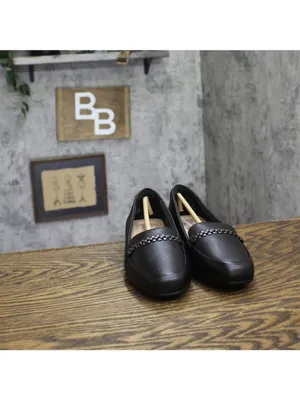 NWT Clarks Juliet Mia Leather Loafer Flat 26186950 Black 5.5M thumbnail 10