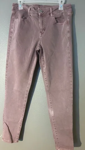 American Eagle AE Ne(x)t Level High-Waisted Jegging Jeans Mauve Purple thumbnail 1
