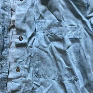 7 For All Mankind Blue Long Sleeve Button Down Shirt thumbnail 3