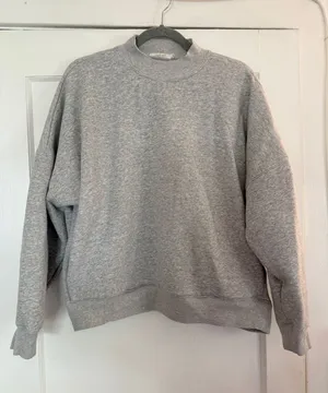 Grey Mockneck Sweatshirt thumbnail 1