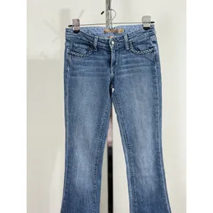 Paige Premium Denim Lou Lou Flare Jeans Light Blue Low Rise Women’s Size 24 thumbnail 4