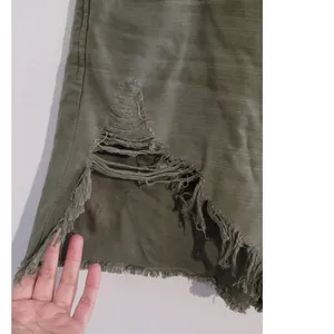 American Eagle Highest Rise Mom Shorts 12 Olive Green *NWOT FLAWED* thumbnail 12