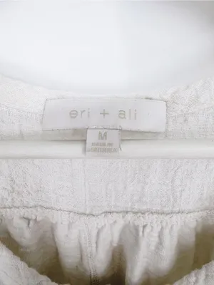 Anthropologie Julie Henley Top White Medium thumbnail 5