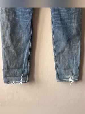 American Eagle Distressed Hi Rise Slim Jeans Size 10 thumbnail 6