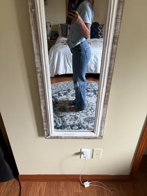 ZARA High-Waisted Jeans Straight Leg thumbnail 2