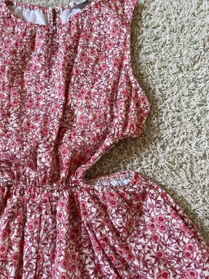 American Eagle Floral Cut Out Romper  thumbnail 3
