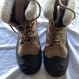Itasca Women's size 9 Fur Top Winter Snow Rain Thinsulate Waterproof Brown Boots thumbnail 2