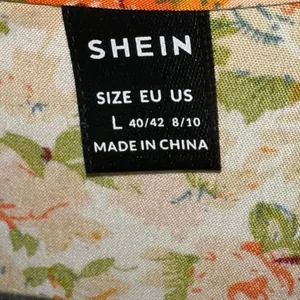Shein Floral Cottagecore Dress Large Puff Sleeve Square Neck‎ Midi thumbnail 4