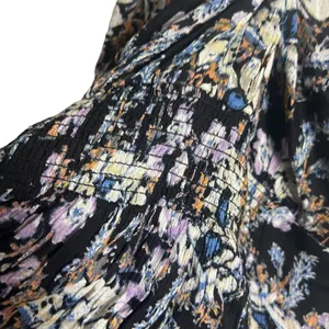 Free People Washed Ashore Black Floral Print Twist Back Mini Dress Size M thumbnail 10