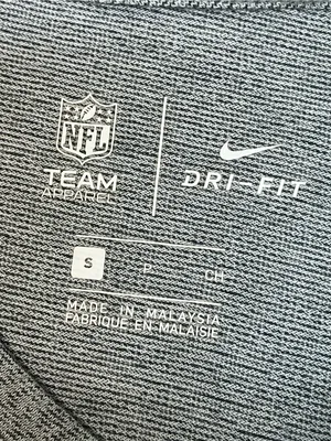 Nike Kansas City Chiefs NFL Gray Dri-FIT V-Neck Women’s Logo Shirt Small thumbnail 6
