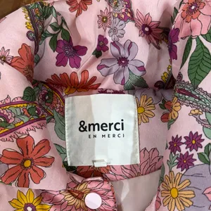 Pink floral vest thumbnail 2