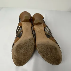 Johnston & Murphy Women's Tan‎ and Evie Caged High Heel Sandal Size 6.5 M thumbnail 9