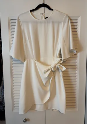 Boutique White Dress thumbnail 1