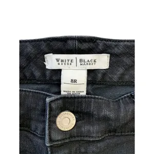 White House Black Market Women's Black Distressed Jeans thumbnail 5