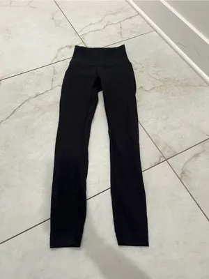Lululemon Black Wunder Train High-Rise Tight 25" Size 0 thumbnail 2