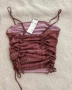 Urban Outfitters Adjustable Tie Crop Top thumbnail 2