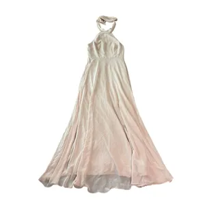 After Six High Neck Halter Backless Maxi Dress Cameo 1545 Size 10R‎ NWT Glam thumbnail 3