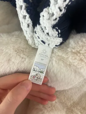 Aerie Crochet Sweater thumbnail 4