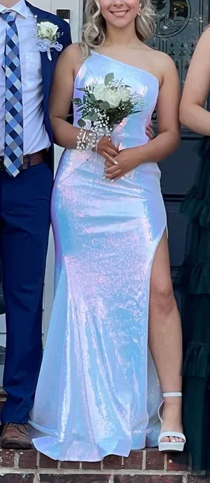 Prom dress White Size 8 thumbnail 2