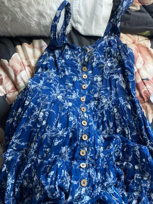 Free People Button Dress thumbnail 3