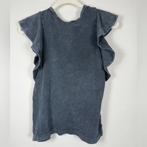 All Saints Lara Ruffle Stonewash Cami Sz 00 thumbnail 5