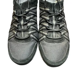 Dansko Shoes Womens Size 9.5 Gray Leather Mesh Lace Up‎ Comfort Walking Sneakers thumbnail 2