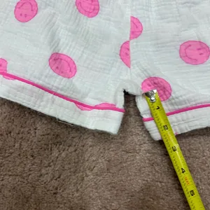 Sassy Shortcake Smiley Dreams Pink Preppy Cotton Pajama Set size medium thumbnail 10