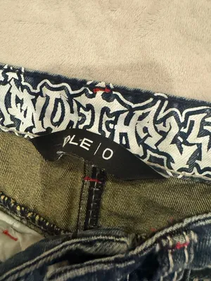 Ninth Hall Idle Cougar Snake Denim Jeans Blue Size 0 thumbnail 8