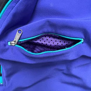 Patagonia Rare Vintage 1/2 Zip Pullover Base Layer Purple Teal Zipper Size Large thumbnail 10