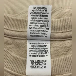 PINK Victoria’s Secret “Ivy” Fleece Tan/ Beige Sweatshirt thumbnail 6