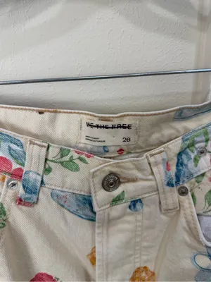 Free people Eden Printed Slouch Jeans thumbnail 7