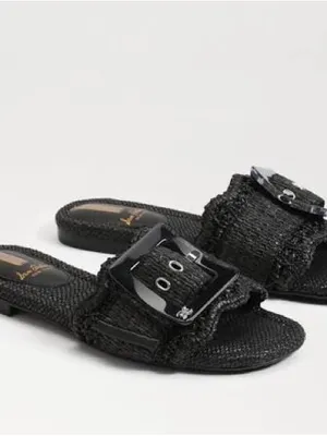 Sam Edelman Bambi Raffia Slide Sandals thumbnail 4