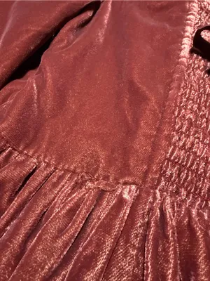 In loom NWT Velvet Desert rose Puff Sleeve mini Dress small MSRP$69 thumbnail 11