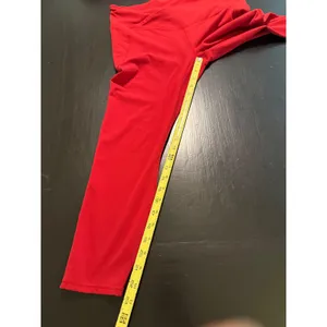 Fabletics‎ PureLuxe Red High Waisted Crossover Leggings Womens XL LG2251354-6218 thumbnail 3