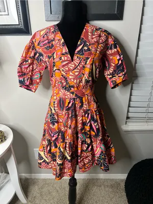 ALC Frank Russet multicolor carey mini dress MSRP $425 size 4 thumbnail 7