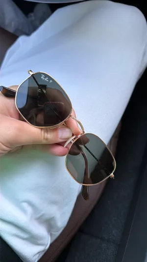 Polarized Ray-Ban Hexagonal Sunglasses Gold Frame thumbnail 9