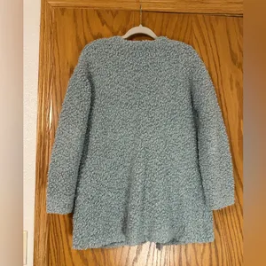 Pink Republic Textured Blue Open Front Cardigan - Size M thumbnail 2