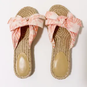 Nine West | Espadrille Flat Sandal w Pink Tie-Dye Bow size 8M thumbnail 2