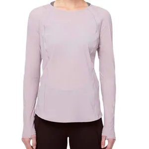 Size 4 Lululemon Sculpt Long Sleeve Powdered Mauve Top thumbnail 2