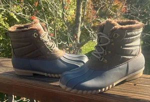 BareTraps Flynn warm lined cushioned winter snow duck boots size 7 NEW thumbnail 13