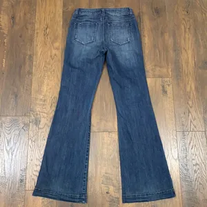 Dex Flared Ashbury Distressed Dark Wash Jeans thumbnail 4