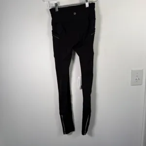 Lululemon Speed Up Tight Leggings Black High Rise Mesh Pockets 28" Gym Womens 4 thumbnail 5