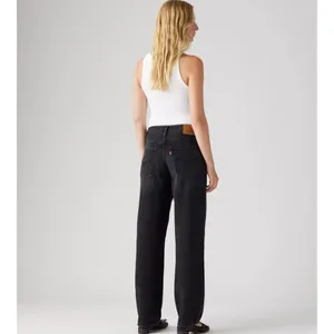 New Levi's 27x30 Premium Baggy Dad Jeans Shrink Up Black thumbnail 3