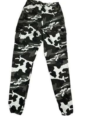 American Bazi Womens Camo Cargo Joggers Small Elastic Ankle Military Style Pants thumbnail 6